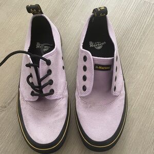 Dr. martens purple sneakers